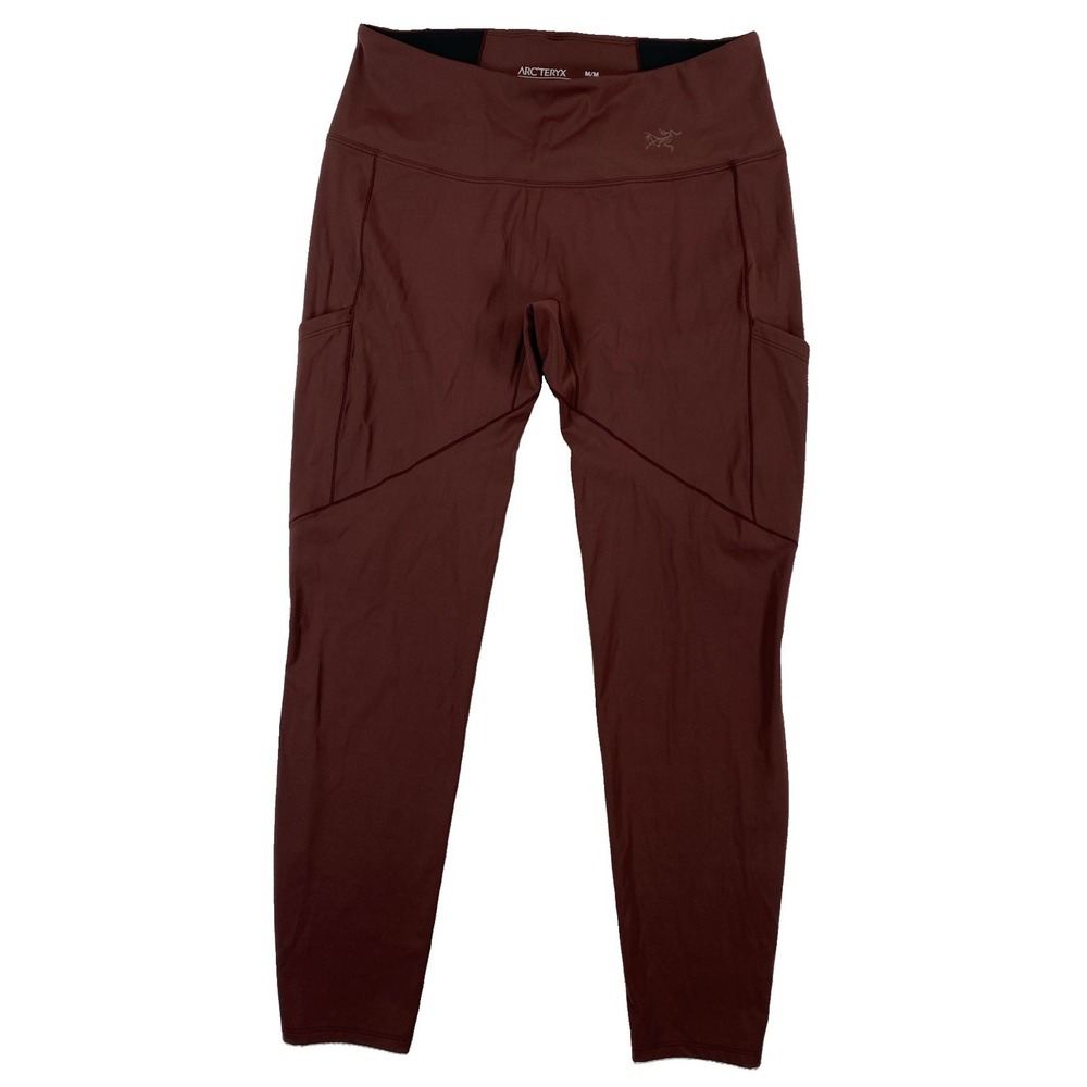 Arcteryx Oriel Leggings Women's Medium Burgundy Pockets